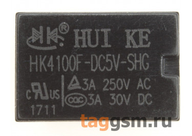 HK4100F-DC05V-SHG Реле 5В SPDT