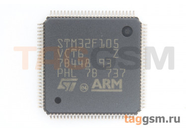 STM32F105VCT6 (LQFP-100) Микроконтроллер 32-Бит, ARM Cortex M3