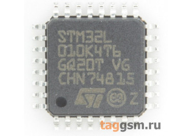 STM32L010K4T6 (LQFP-32) Микроконтроллер 32-Бит, ARM Cortex-M0+