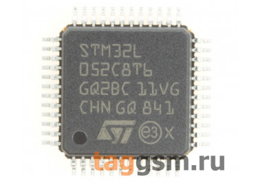 STM32L052C8T6 (LQFP-48) Микроконтроллер 32-Бит, ARM Cortex-M0+