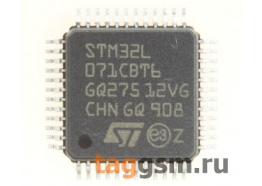 STM32L071CBT6 (LQFP-48) Микроконтроллер 32-Бит, ARM Cortex M0+