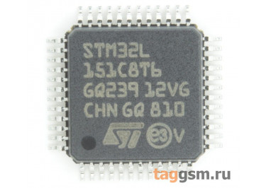 STM32L151C8T6 (LQFP-48) Микроконтроллер 32-Бит, ARM Cortex M3