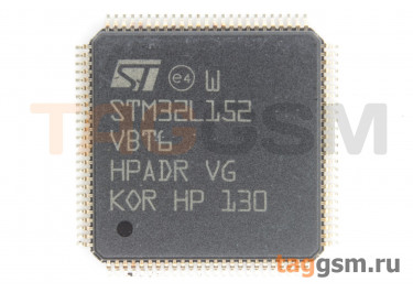 STM32L152VBT6 (LQFP-100) Микроконтроллер 32-Бит, ARM Cortex M3