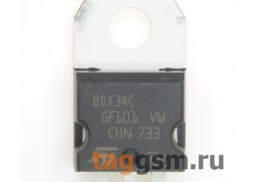 BDX34C (TO-220) Транзистор Дарлингтона PNP 100В 10А