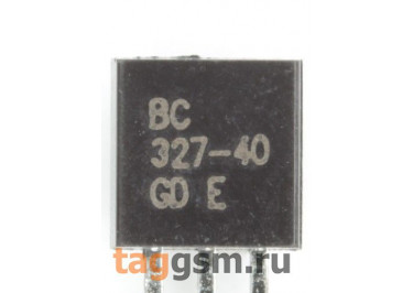 BC327-40 (TO-92) Биполярный транзистор PNP 50В 0,8А