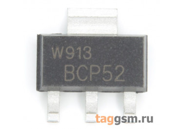 BCP52 (SOT-223) Биполярный транзистор PNP 60В 1А