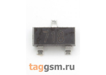 FMMT718TA (SOT-23) Биполярный транзистор PNP 20В 1,5А