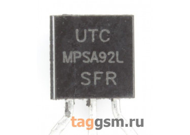 MPSA92 (TO-92) Биполярный транзистор PNP 300В 0,5А