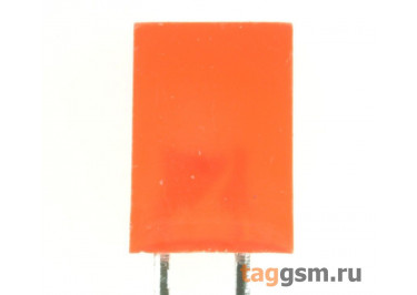 Светодиод прямоугольный 5х5х7мм (Красный)