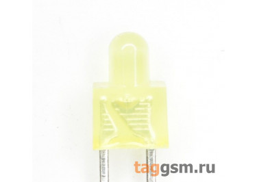 Светодиод миниатюрный удлинённый 2мм (Жёлтый)