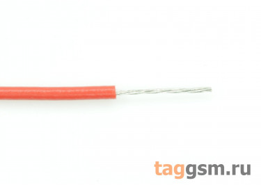 МГШВ-0,12 кв.мм (Красный) Провод медный лужёный 1м