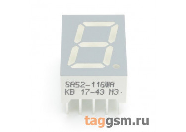 SA52-11GWA (Зелёный) Цифровой индикатор 0,52