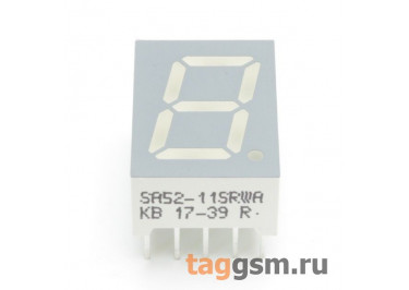SA52-11SRWA (Красный) Цифровой индикатор 0,52