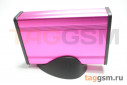 BAD 11001-A4(W140) Корпус алюминиевый настольный розовый 96x33x140мм
