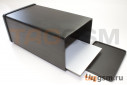 BAD 11019-B7(W220) Корпус алюминиевый настольный чёрный 126x96x220мм