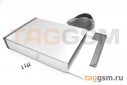 BAD 11004-B1(W160) Корпус алюминиевый настольный серый 125x33x160мм