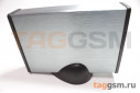 BAD 11015-B1(W200) Корпус алюминиевый настольный серый 145x45x200мм