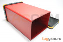 BAD 11019-C5(W220) Корпус алюминиевый настольный красный 126x96x220мм