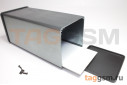 BAD 11018-B1(W220) Корпус алюминиевый настольный серый 100x100x220мм