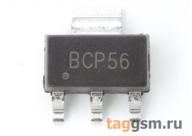 BCP56 (SOT-223) Биполярный транзистор NPN 80В 1A