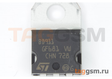 BD911 (TO-220) Биполярный транзистор NPN 100В 15А