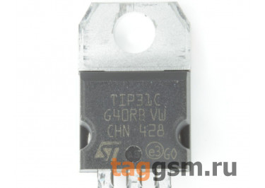 TIP31C (TO-220) Биполярный транзистор NPN 100В 3А