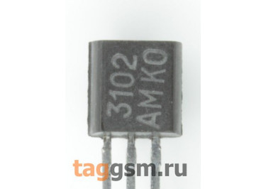 КТ3102АМ (TO-92) Биполярный транзистор NPN 50В 0,2А