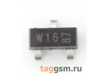 PDTC114ET (SOT-23) Биполярный транзистор с делителем NPN 50В 0,1А