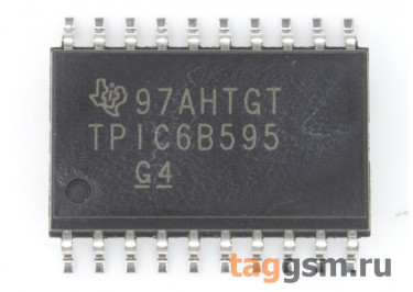 TPIC6B595DW (SO-20) Сдвиговый регистр 8-бит с открытым стоком