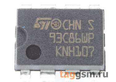 M93C86-WBN6P (DIP-8) EEPROM, 16Kbit, Microwire