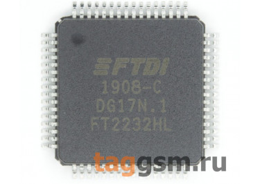 FT2232HL (LQFP-64) Контроллер USB-UART