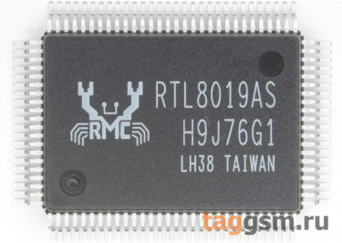 RTL8019AS (PQFP-100) Контроллер Еthernet