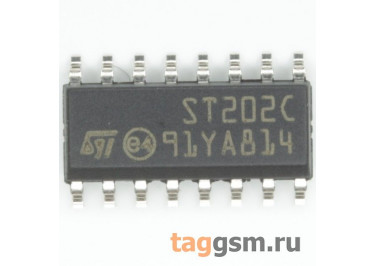 ST202CDR (SO-16) Приемопередатчик RS-232