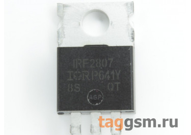 IRF2807 (TO-220AB) Полевой транзистор N-MOSFET 75В 82А