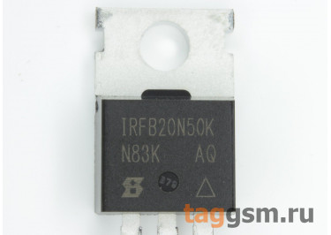 IRFB20N50KPBF (TO-220AB) Полевой транзистор N-MOSFET 500В 20А