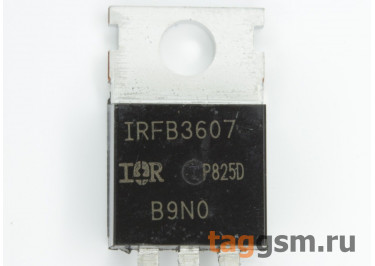 IRFB3607PBF (TO-220AB) Полевой транзистор N-MOSFET 75В 80А