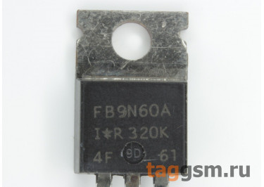 IRFB9N60APBF (TO-220AB) Полевой транзистор N-MOSFET 600В 9,2А