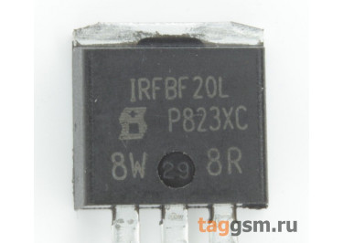 IRFBF20LPBF (TO-262) Полевой транзистор N-MOSFET 900В 1,7А