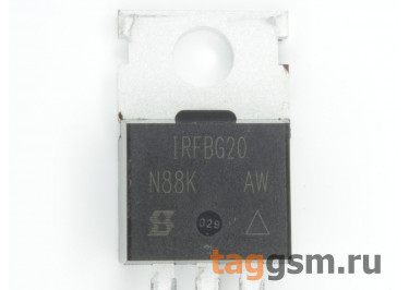 IRFBG20PBF (TO-220AB) Полевой транзистор N-MOSFET 1000В 1,4А