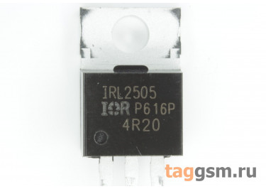 IRL2505 (TO-220) Полевой транзистор N-MOSFET 55В 104А
