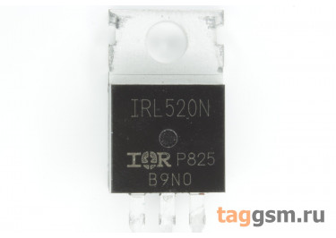 IRL520NPBF (TO-220AB) Полевой транзистор N-MOSFET 100В 10А