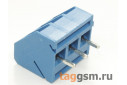LF330-5.0-03P (Синий) Винтовой клеммник на плату 3 конт. шаг 5мм 300В 15А