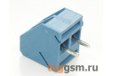 LF330-5.0-02P (Синий) Винтовой клеммник на плату 2 конт. шаг 5мм 300В 15А