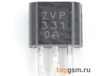 ZVP3310A (TO-92) Полевой транзистор P-MOSFET 100В 1,2А