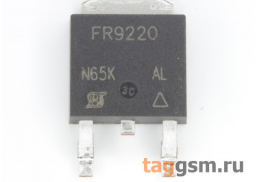 IRFR9220 (D-PAK) Полевой транзистор P-MOSFET 200В 3,6А