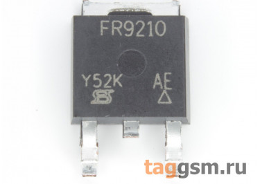 IRFR9210 (D-PAK) Полевой транзистор P-MOSFET 200В 1,9А