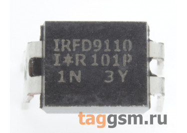 IRFD9110 (DIP-4) Полевой транзистор P-MOSFET 100В 0,7А