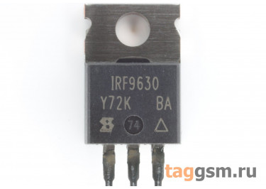 IRF9630 (TO-220) Полевой транзистор P-MOSFET 200В 6,5А