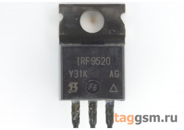 IRF9520 (TO-220AB) Полевой транзистор P-MOSFET 100В 6,8А