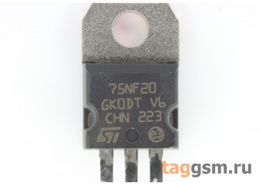 STP75NF20 (TO-220AB) Полевой транзистор N-MOSFET 200В 75А